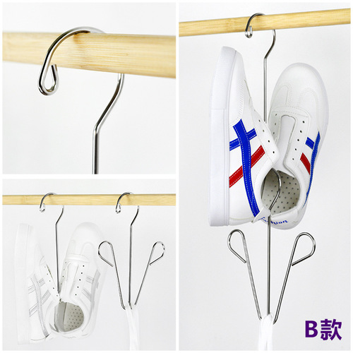 Kaiwang Stainless Steel Shoe Rack Bold 4.0mm Shoe Hanger Multifunctional Hanging Shoe Rack Hanging Shoe Rack Patented