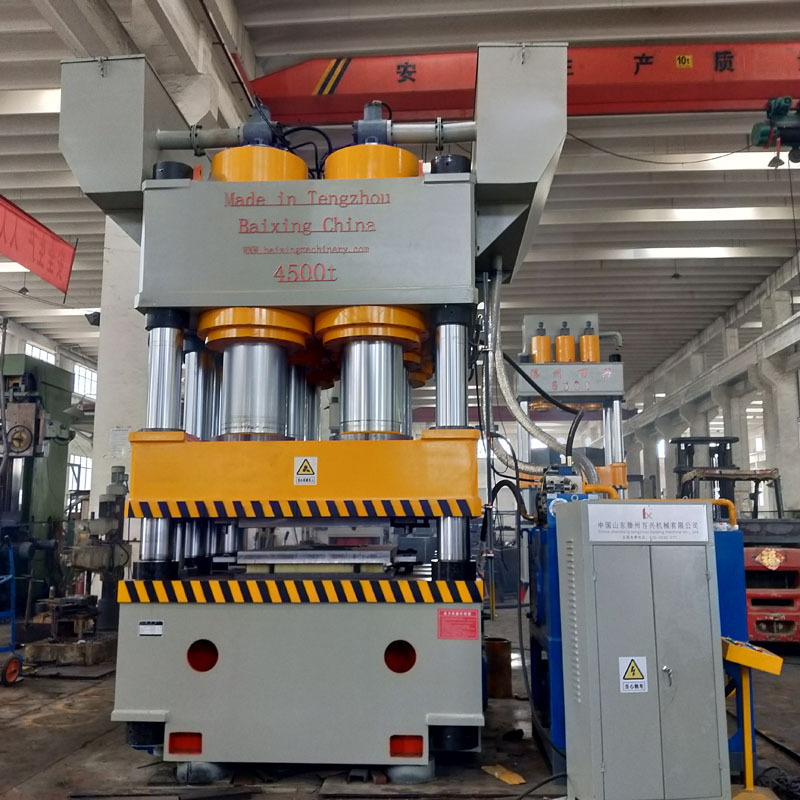 厂家供应4500吨钢木门板压花机 3600T不锈钢门面压花纹机 液压机