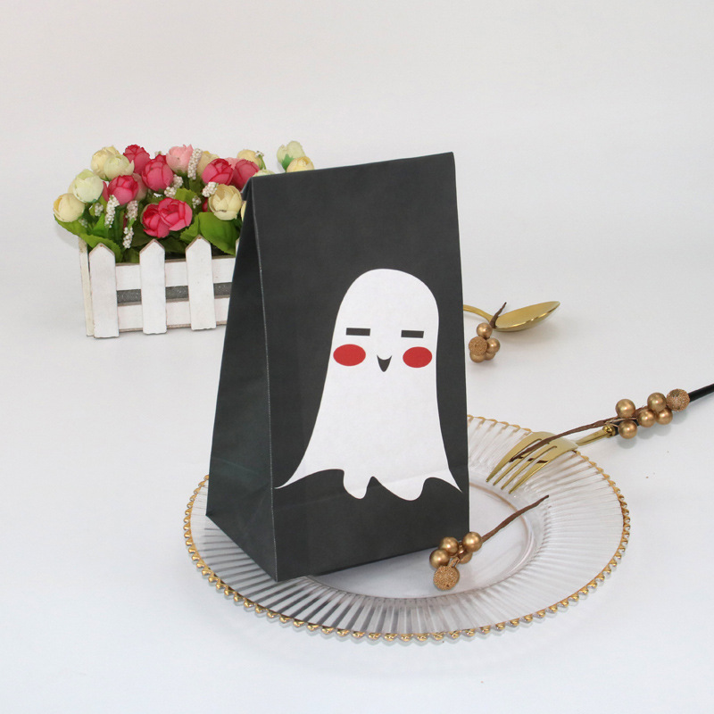 Nueva FIESTA DE Halloween embalaje de alimentos bolsa de papel fuente de fábrica al por mayor