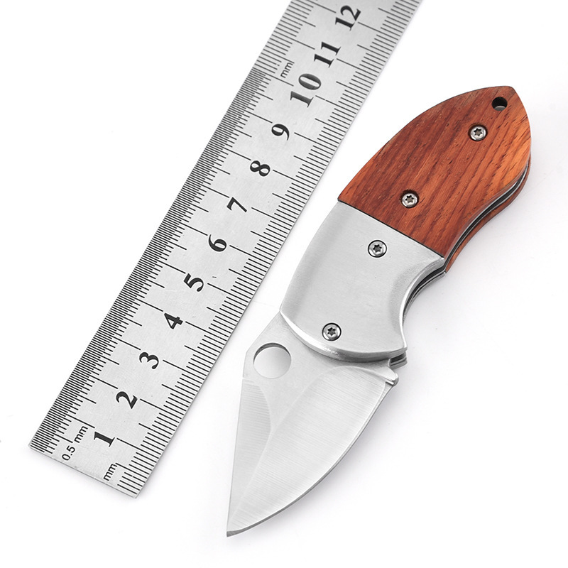 厂家折叠刀不锈钢迷你小开刃折刀野营战术口袋刀具合法防身刀