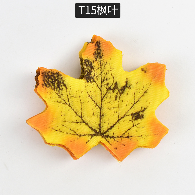 T15 amarillo claro Maple Leaf (100PCS)