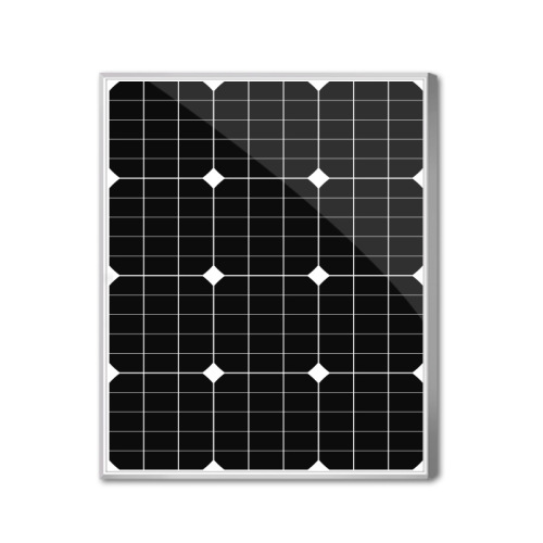 AK solar panel battery component photovoltaic power generation monocrystalline 50W 18V charge 12V battery street light monitoring panel