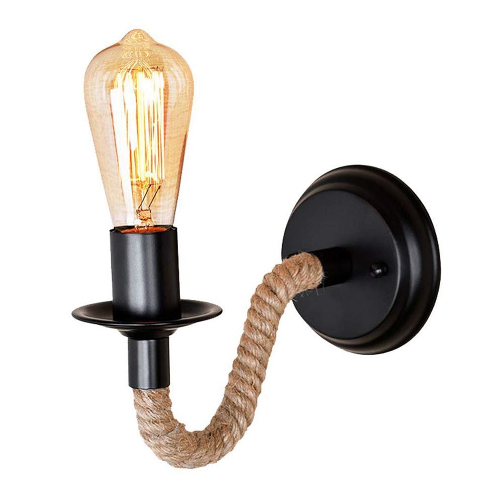 Estilo Europeo retro decorativo lámpara de pared pasillo lámpara corredor lámpara hierro estilo industrial espejo faro CAFÉ Tienda lámpara al por mayor