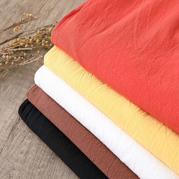 Summer solid fitted trousers