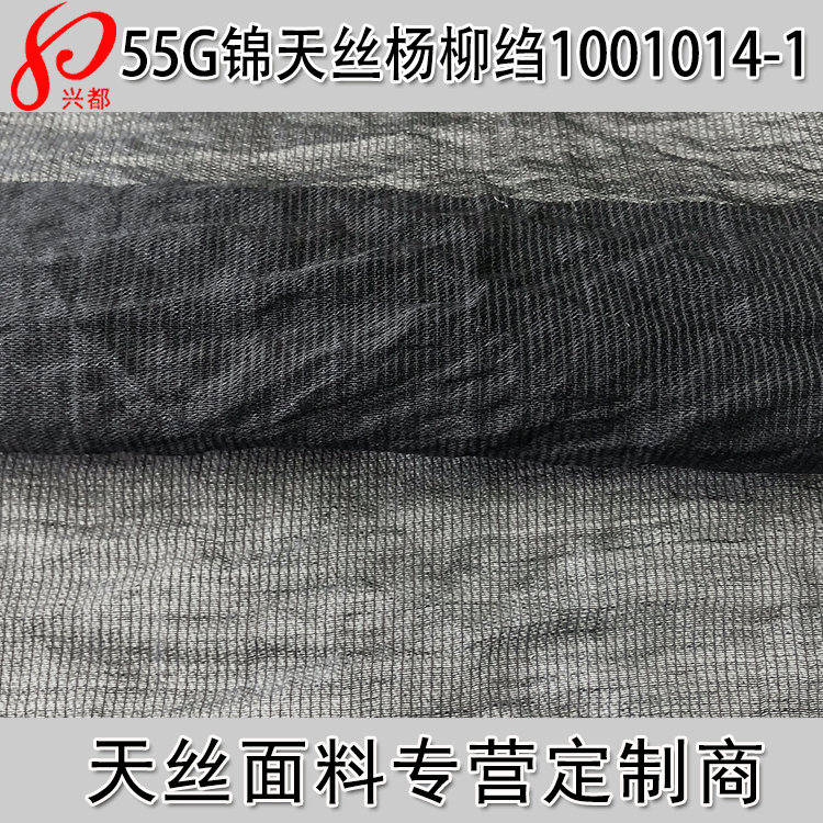 锦纶天丝杨柳绉 20D*60S平纹锦天丝 尼龙天丝绉布