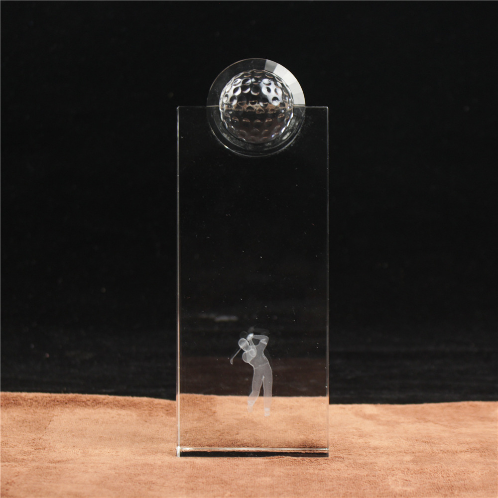 Crystal Golf Basketball Football Trophy Medal Creative Team Champion Personalized Custom Sports Prize Engraving