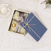 Rectangular festive gift box with bow