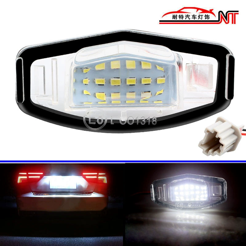 Подходит для Honda Civic Светодиодная ЛИЦЕНЗИЯНАЯ ПЛАСТИНА ЛАМПА Sidi Accord Автомобильная ЛАМПА ЛИЦЕНЗИЙНАЯ ПЛАСТИНА