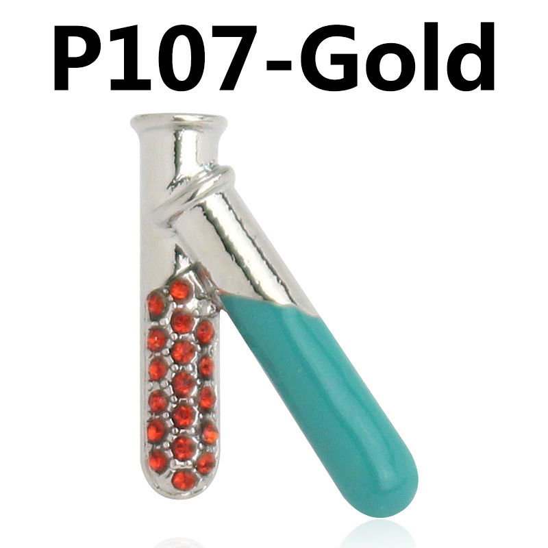 Insignias y alfileres médicos para doctor, enfermera, ECG, ambulancia, dentista – equipo médico decorativo.