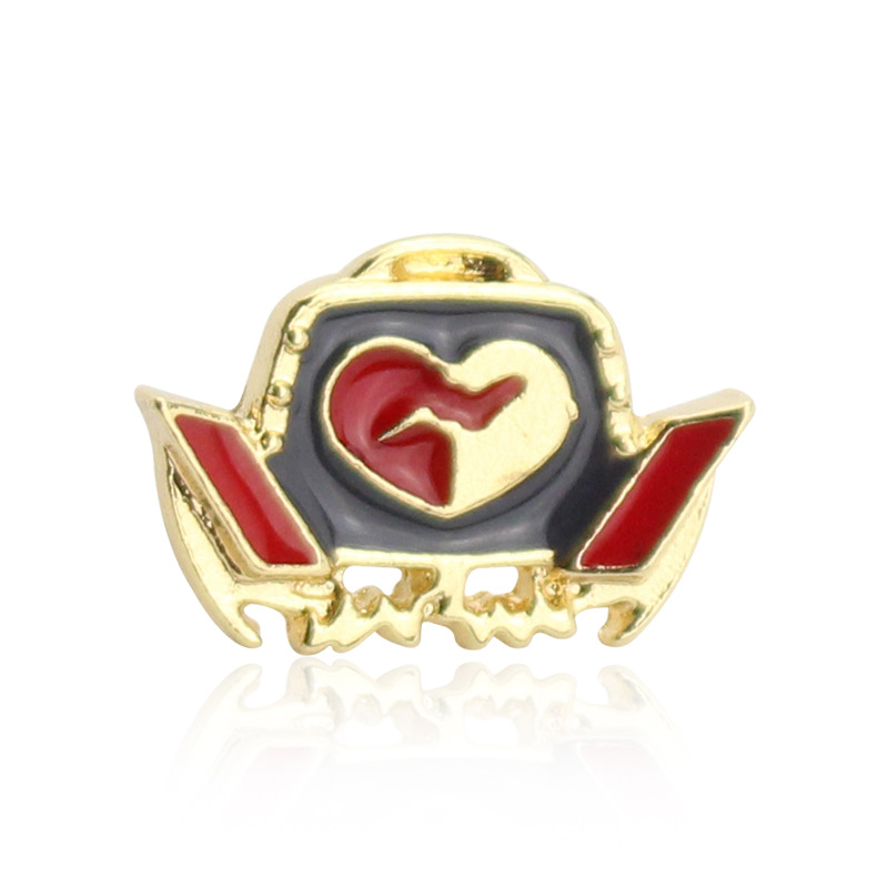 Insignias y alfileres médicos para doctor, enfermera, ECG, ambulancia, dentista – equipo médico decorativo.