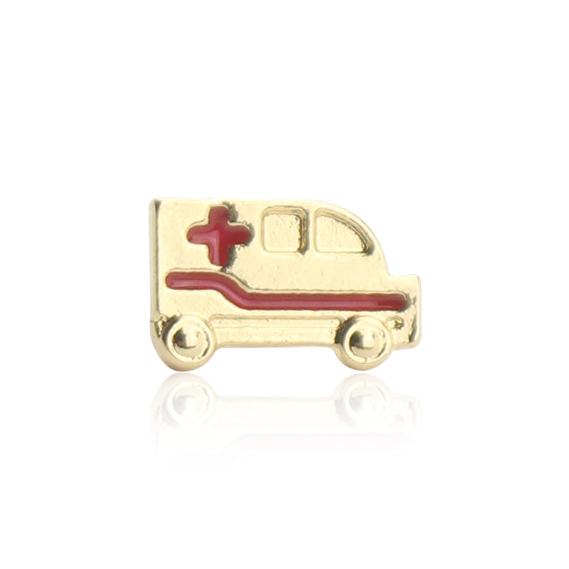 Insignias y alfileres médicos para doctor, enfermera, ECG, ambulancia, dentista – equipo médico decorativo.