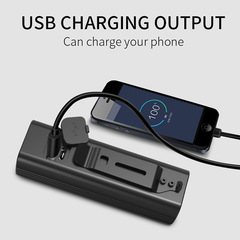 VC2自行車燈前燈充電強光手電筒騎行裝備單車夜騎配件燈山地車燈