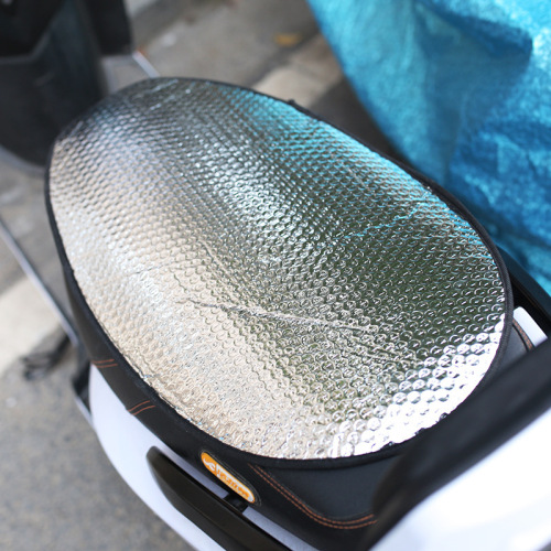 Motorcycle electric vehicle sun protection seat cushion Reflective pad Insulation sheet Sun protection sheet Aluminum film sunshade car cushion T