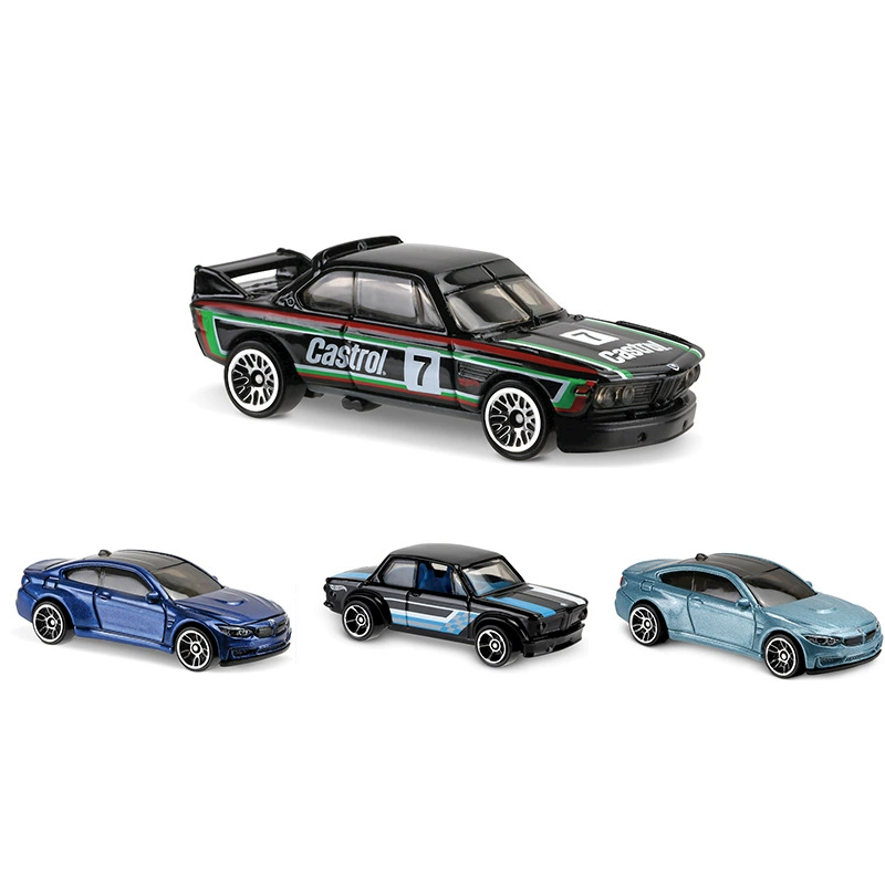 Литой гоночный игрушечный автомобиль (Hot Wheels Ferrari), металлический 12 см, assorted 72 модели случайной смеси