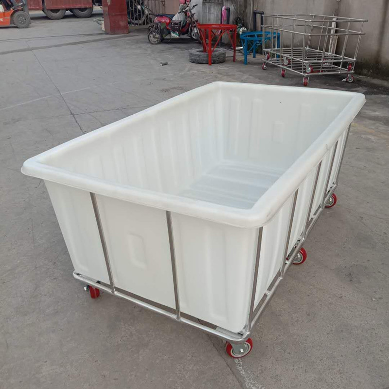 厂家直销2000L纺织印染推布车箱 500升宾馆布草车 400升周转箱