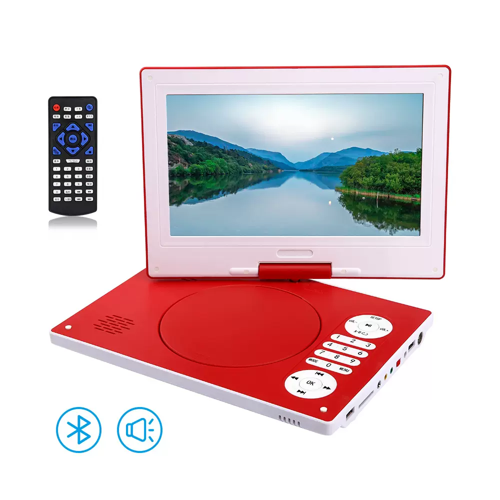 跨境可视移动DVD音响喇叭日本美国家用影碟机学习CD播放器player3