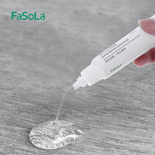 FaSoLa shoe glue resin with strong penetration and adsorption, highly waterproof, durable adhesive glue for household and home use