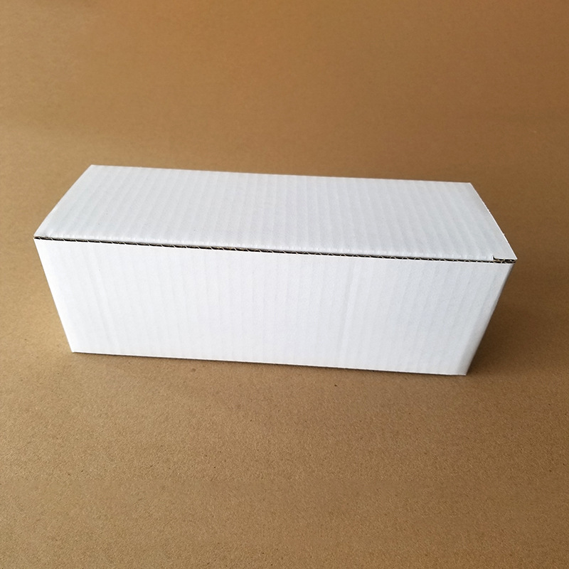 Embalaje de caja de cartón blanco Taobao expreso caja de embalaje blanca dura de tres capas entrega corrugado duro