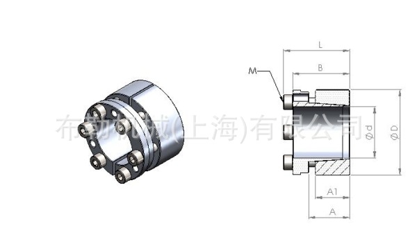 台湾TSD胀紧套/联轴器GSB-85/GSB-90/GSB-95免键式轴环GSB-100
