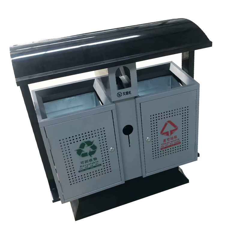户外垃圾桶果皮箱室外公园分类不锈钢垃圾箱大号景区环卫小区街道