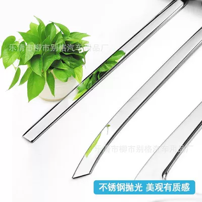 Şüşə kənarı xromları/moldingləri, stainless steel car window bright