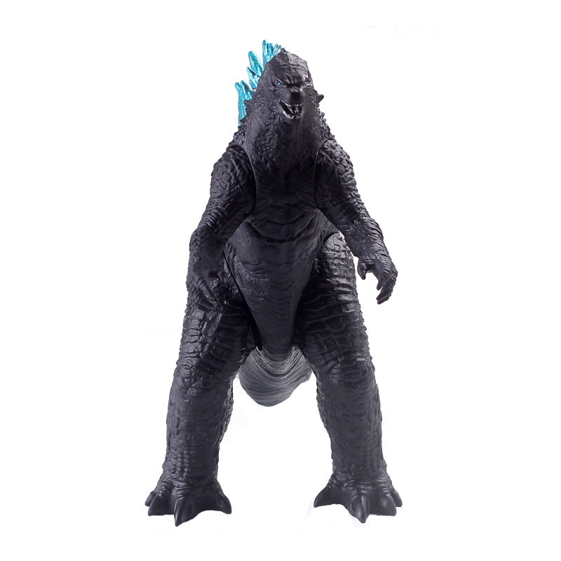 Monster King Godzilla pegamento flexible grande muñeca juguete hecho a mano modelo violento monstruo dinosaurio conjunto móvil
