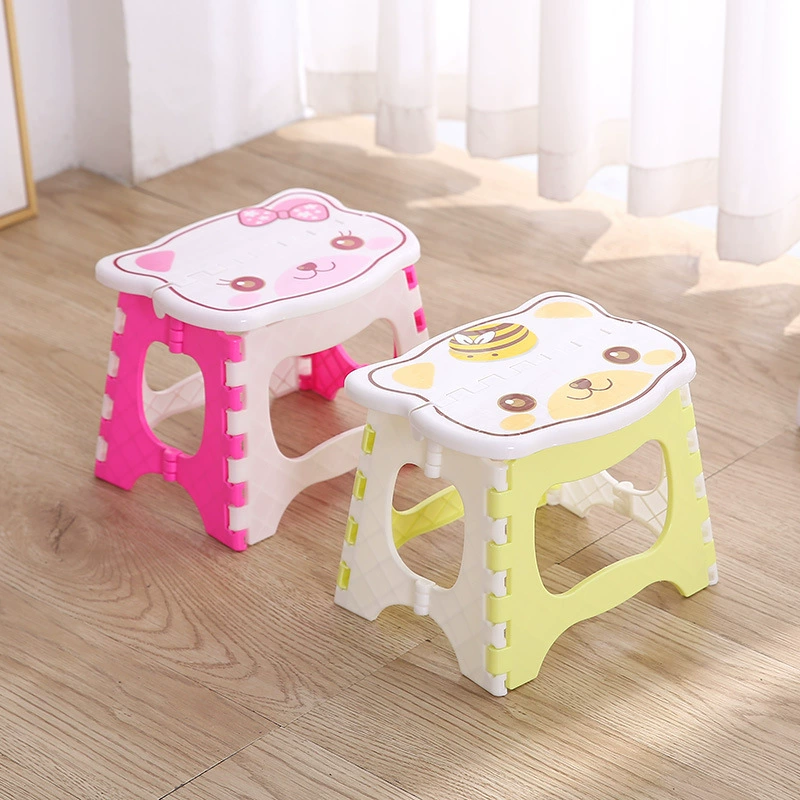 Портативный пластиковый складной стул мультфильм стул открытый рыболовный стул детский стул производители оптом