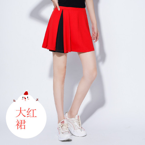 Square dance clothing two-piece female practice clothing middle-aged and elderly group performance clothing aerobics square dance clothing