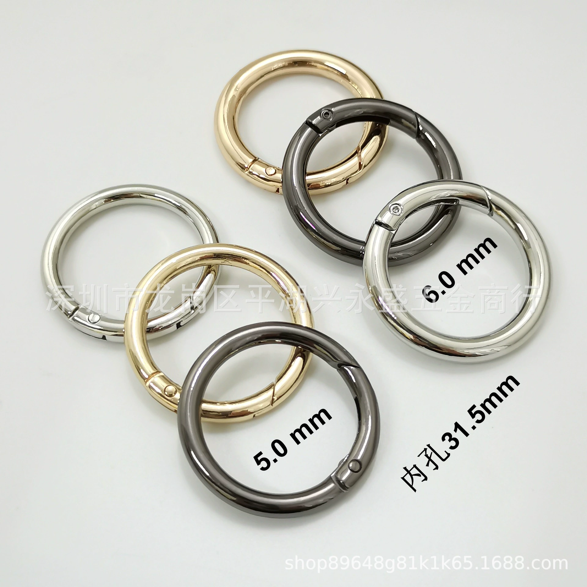 В наличии кольцо багажная пряжка металлическая пружинная Пряжка крючок для ключей пряжка для сумок аксессуары для сумок в наличии