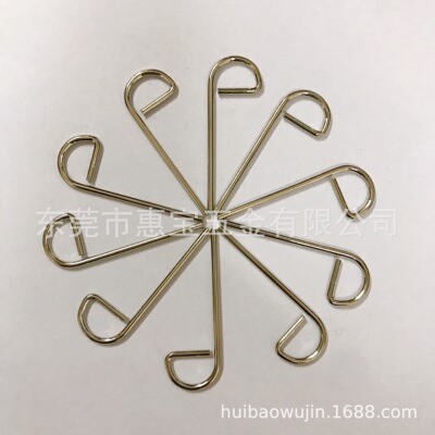 Non-standard Special-shaped Spring Stainless steel Pressure spring Special-shaped Stainless steel Lock catch Wire Clematis Buckle machining customized