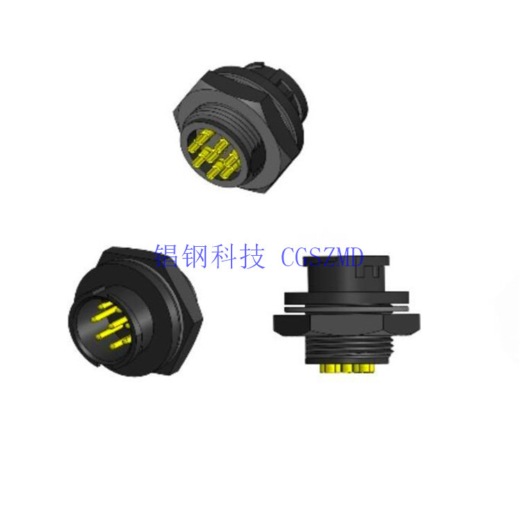 ����IP67������ �����ܽ���� 12о 30M metal hose female plug