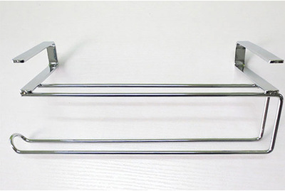 Puerta del armario de cocina montado en la parte posterior del tejido titular hogar creativo multi-funcional de almacenamiento de metal rack baño ponche-rack libre