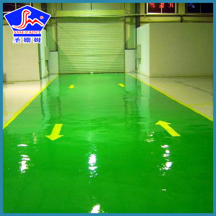 圣姗姆环氧地坪漆工程 防静电滚面型环氧地坪漆施工