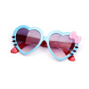 Cute children's glasses heart shaped heart-shaped suitable for men and women, sun protection cream, sunglasses, UF-protection