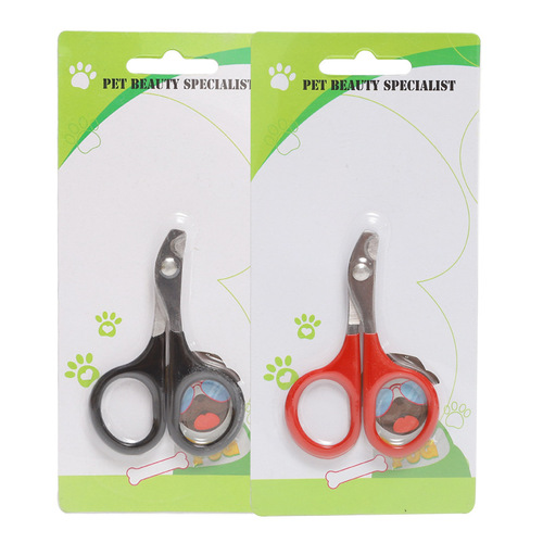 Manufacturer wholesale bubble shell pet nail clippers for small dogs and cats, nail clippers scissors for cats, kitten clippers