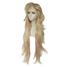 鬼灭之刃卷发童磨上弦之二T色渐变款cos动漫假发wig厂家直销