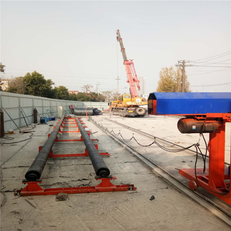 雨成钢筋笼缠筋机 半自动钢筋笼骨架绕筋机 钢筋笼滚焊机