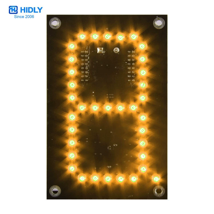 [14 дюймов желтый LED экран цены заправочная станция LED дисплей модуль]