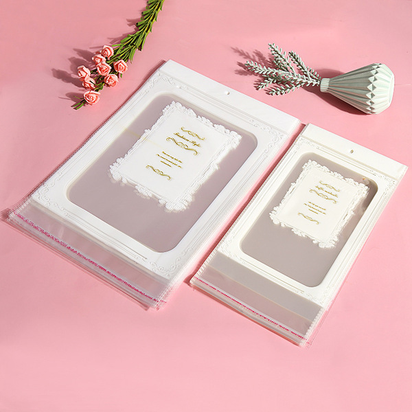 Transparent printing card head opp bag high sealing printing hanging…