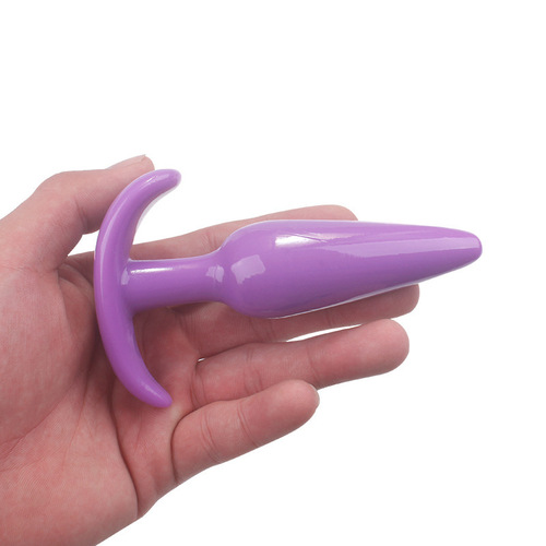 Silicone anal plug back court development pull bead out adult products couples sex toys