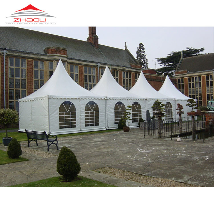 4*4m户外遮阳篷尖顶帐篷厂家批发 欧式展销聚会锥顶篷房销售