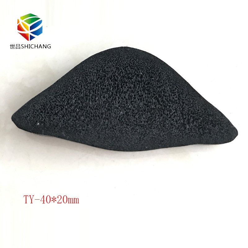 三元乙丙半圆发泡密封条 机械机柜橡胶密封条 可粘胶带