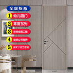 浙江尚雅世家定制门PVC昊博防火门无漆科技实木复合门门房间护墙