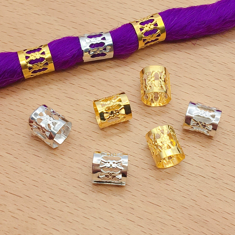 Аксессуары для париков 8*9 мм, застежки для волос, кольца для дредов, кольца для наращивания волос, декоративные кольца для плетения, застежки для волос, материалы для самостоятельного изготовления аксессуаров для волос.