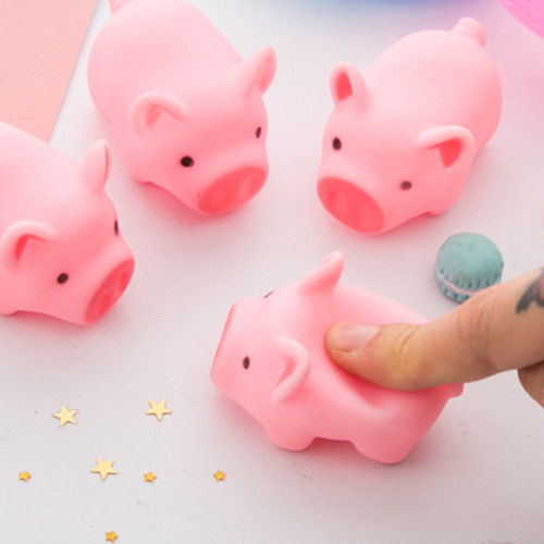 Unzip Cute Pink Pig Toy Stress Relief Pig Prank Pig Squeeze Fun Squeeze Call Pressure Relief Stress Relief Toy