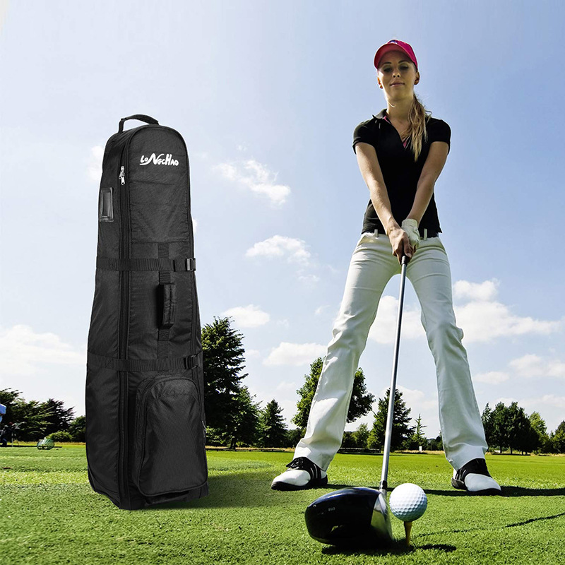 Venta caliente transfronteriza bolsa de golf bolsa de aire bolsa de avión de golf bolsa de remolque de tres capas espesado fábrica entrega al por mayor