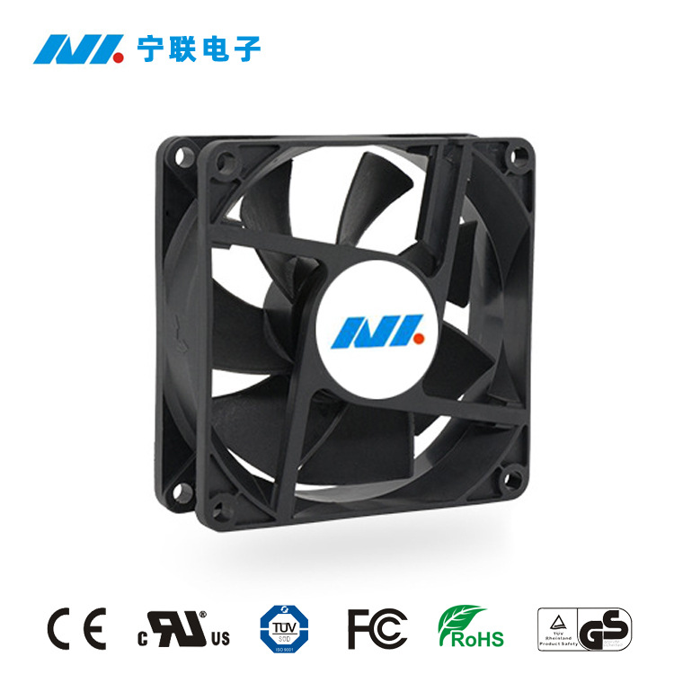 宁联8025鼓风机直流无刷风机小微型鼓风机散热涡轮风扇加湿器风机