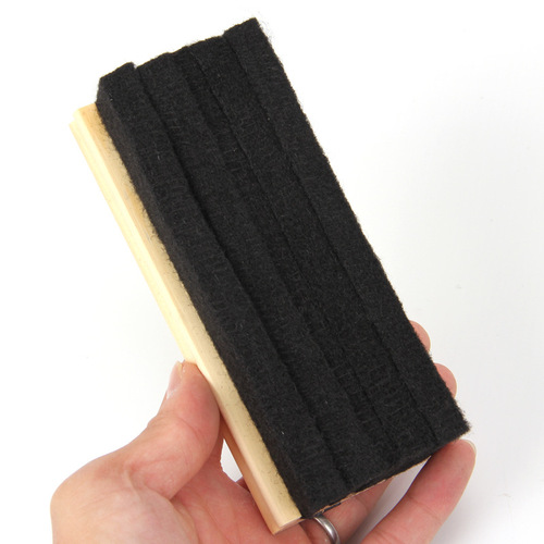 Board eraser wooden blackboard eraser felt non-static whiteboard eraser chalk eraser original wood whiteboard eraser large size wholesale