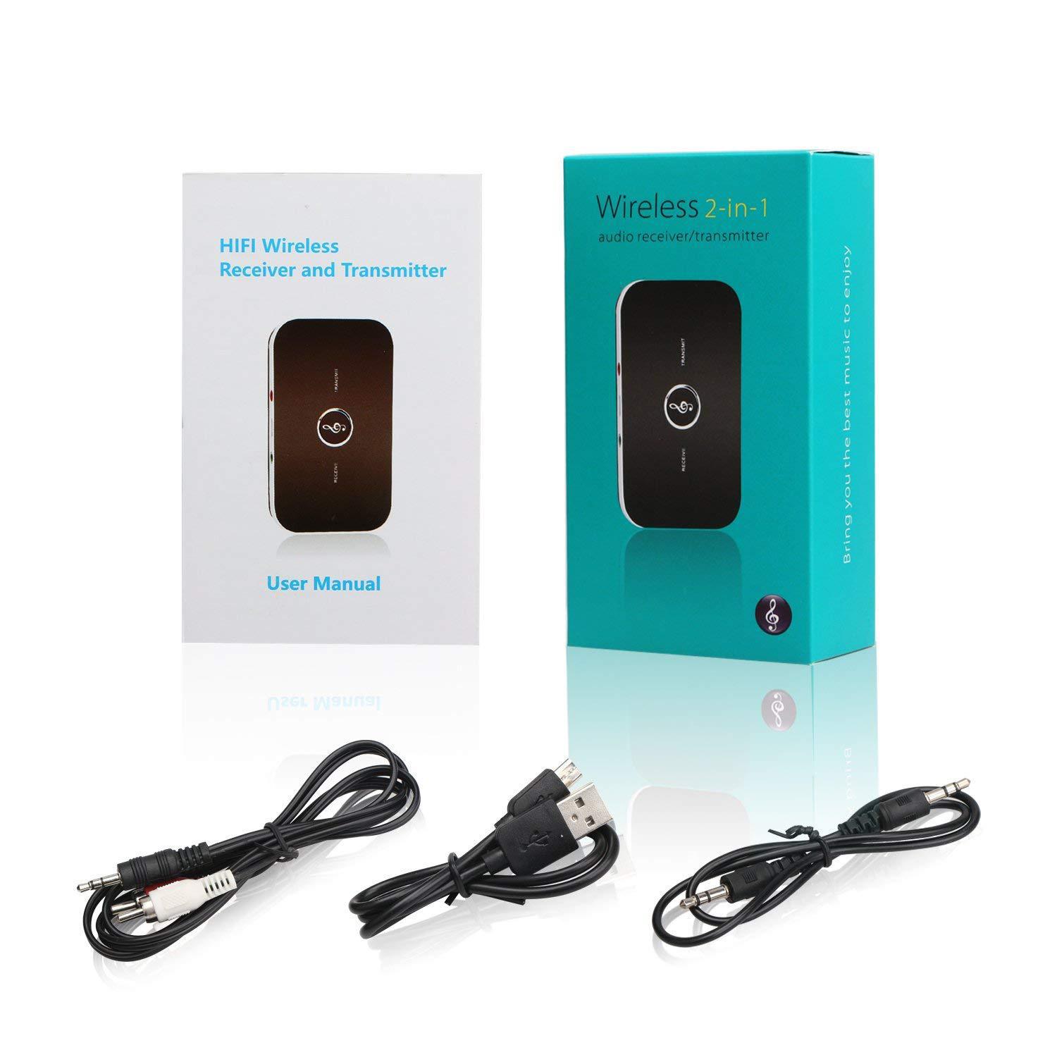 B6 Bluetooth Audio Receiver And Transmitter Two-in-one Bluetooth 5.0...