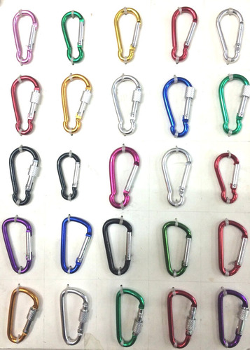 Outdoor quick-hook power bank hanging mountain climbing buckle aluminum alloy gourd-shaped D-shaped buckle No. 5 mountaineering buckle hook kettle bottle buckle